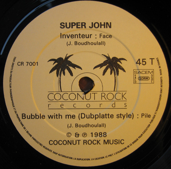 Supa John - Inventeur | Coconut Rock Records (CR 7001) - 3