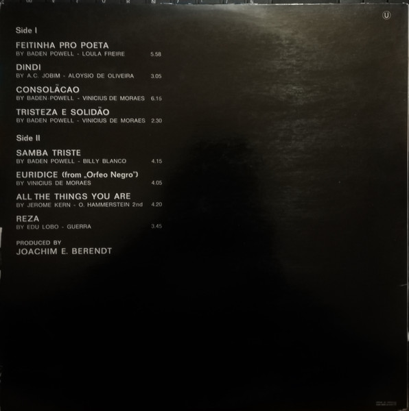 Baden Powell - Poema On Guitar | MPS Records (MPS 15002) - 4 Baden Powell - Poema On Guitar | MPS Records (MPS 15002) - 4