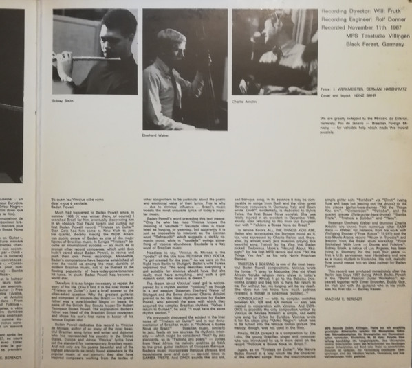 Baden Powell - Poema On Guitar | MPS Records (MPS 15002) - 3 Baden Powell - Poema On Guitar | MPS Records (MPS 15002) - 3