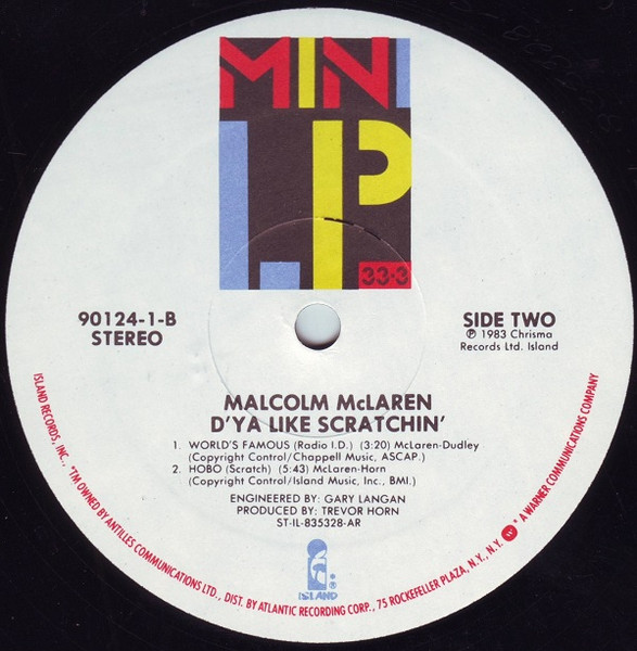 Malcolm McLaren - D'ya Like Scratchin' | Island Records (90124-1-B) - 4 Malcolm McLaren - D'ya Like Scratchin' | Island Records (90124-1-B) - 4