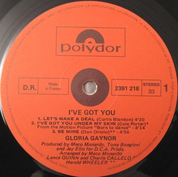 Gloria Gaynor - I've Got You | Polydor (2391 218) - 3 Gloria Gaynor - I've Got You | Polydor (2391 218) - 3