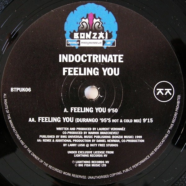 Indoctrinate - Feeling You | Bonzai Trance Progressive UK (BTPUK06)