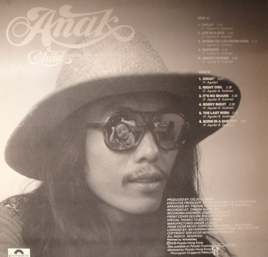Freddie Aguilar - Anak (Child) | Polydor (2427 020) - 2