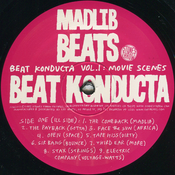 Madlib The Beat Konducta - Vol. 1: Movie Scenes | Stones Throw Records (STH 2117)