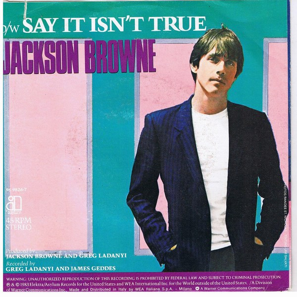 Jackson Browne - Lawyers In Love | Asylum Records (969826-7) - 2
