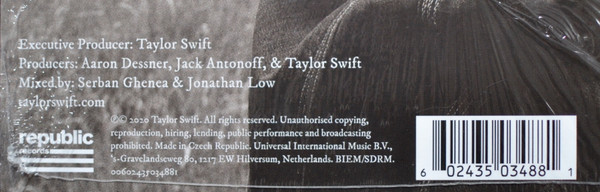 Taylor Swift - Folklore | Republic Records (00602435034881) - 3