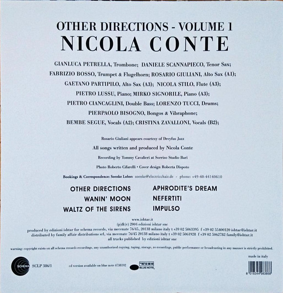 Nicola Conte - Other Directions - Volume 1 | Schema (SCLP 386/1) - 2 Nicola Conte - Other Directions - Volume 1 | Schema (SCLP 386/1) - 2