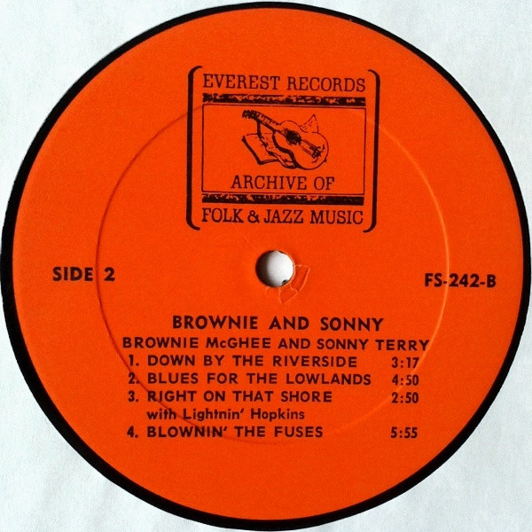 Sonny Terry & Brownie McGhee - Brownie & Sonny | Everest Records Archive Of Folk & Jazz Music (FS-242) - 4 Sonny Terry & Brownie McGhee - Brownie & Sonny | Everest Records Archive Of Folk & Jazz Music (FS-242) - 4