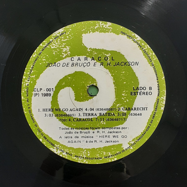 João De Bruçó , R.H. Jackson - Caracol | Not On Label (CLP-001) - 4