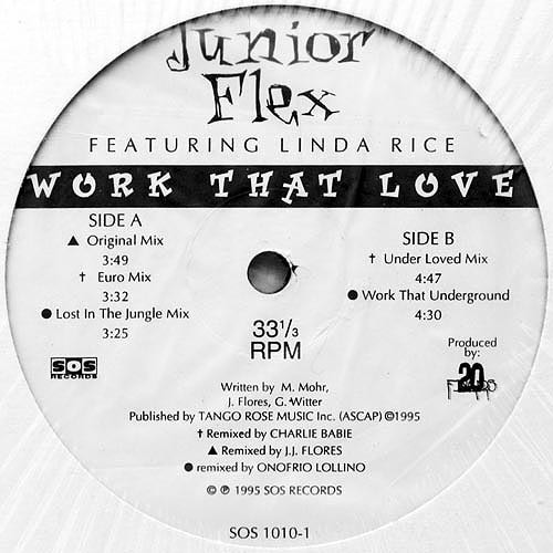 Jr. Flex - Work That Love | SOS Records (SOS 1010-1) - main Jr. Flex - Work That Love | SOS Records (SOS 1010-1) - main