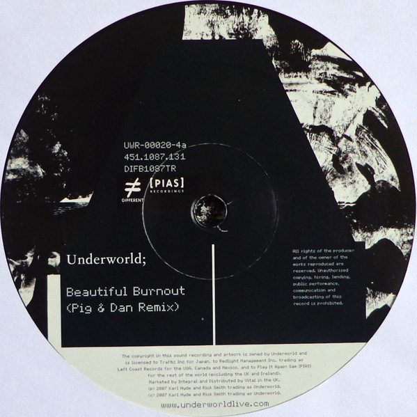 Underworld - Beautiful Burnout | Underworldlive.com (UWR-00020-4b) - 4