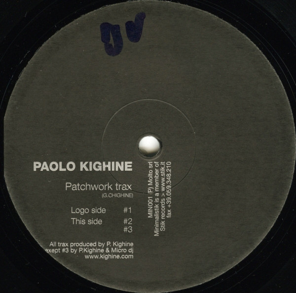 Paolo Kighine - Patchwork Trax | Minimalistik (MIN001) - 2