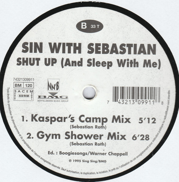 Sin With Sebastian - Shut Up (And Sleep With Me) | NN'B (74321309911) - 2
