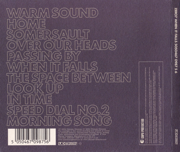 Zero 7 - When It Falls | Ultimate Dilemma (5050467 0987 5 6) - 3