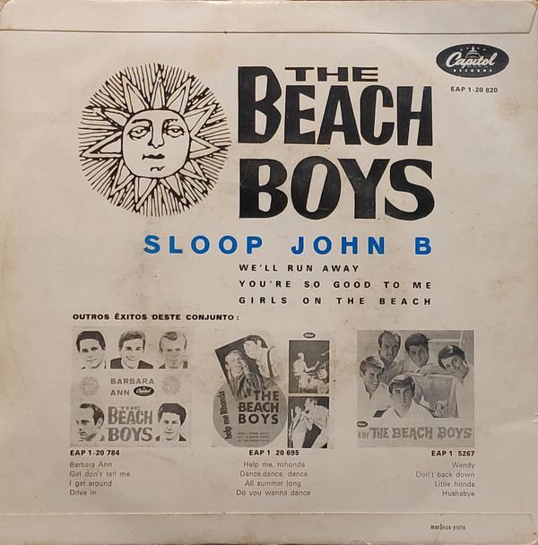 The Beach Boys - Sloop John B | Capitol Records (EAP 1-20 820) - 2