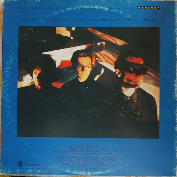 Love And Rockets - Seventh Dream Of Teenage Heaven | Ricordi International (SNIR 25116) - 2