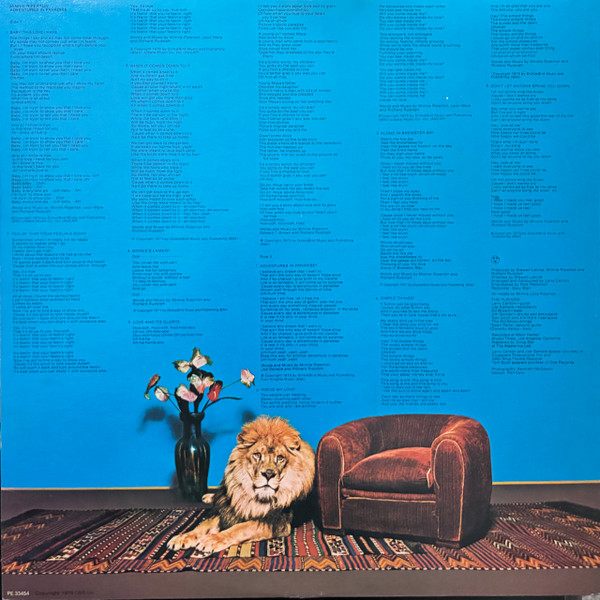 Minnie Riperton - Adventures In Paradise | Epic (PE 33454) - 4 Minnie Riperton - Adventures In Paradise | Epic (PE 33454) - 4