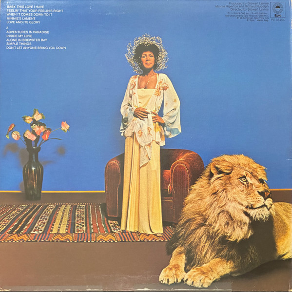Minnie Riperton - Adventures In Paradise | Epic (PE 33454) - 2 Minnie Riperton - Adventures In Paradise | Epic (PE 33454) - 2