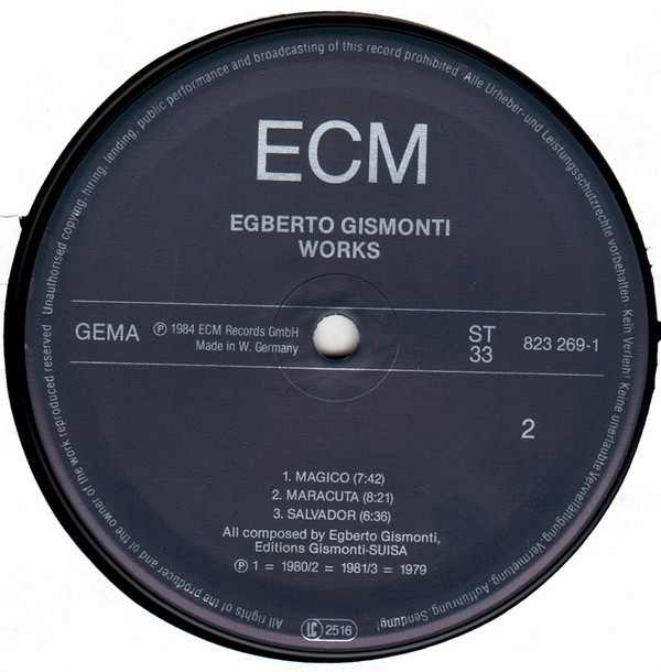 Egberto Gismonti - Works | ECM Records (823 269-1) - 2