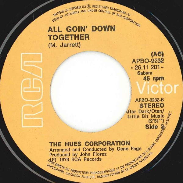 The Hues Corporation - Rock The Boat | RCA Victor (APBO-9232) - 4