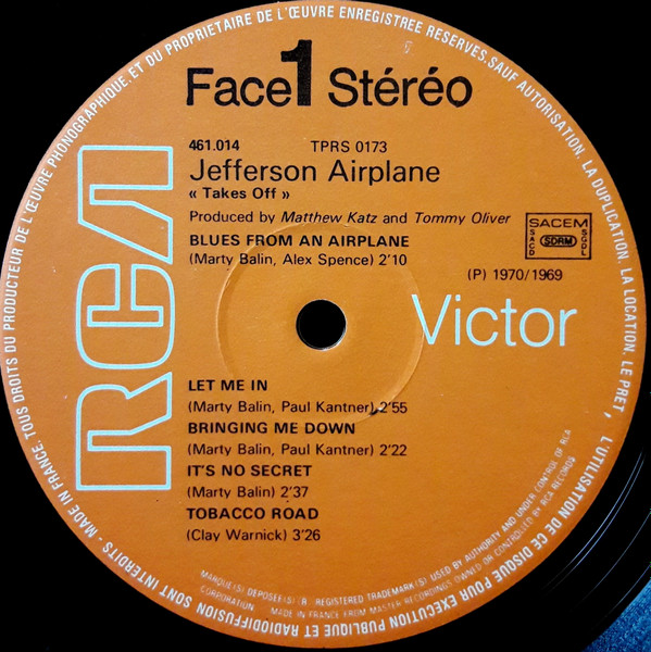 Jefferson Airplane - Takes Off | RCA Victor (461.014) - 3 Jefferson Airplane - Takes Off | RCA Victor (461.014) - 3
