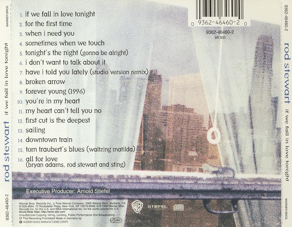 Rod Stewart - If We Fall In Love Tonight | Warner Bros. Records (9362-46460-2) - 2