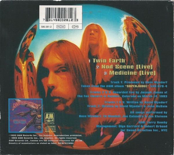 Monster Magnet - Twin Earth | A&M Records (580 281-2) - 2