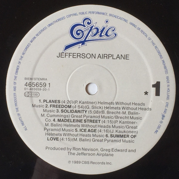 Jefferson Airplane - Jefferson Airplane | Epic (465659 1) - 3