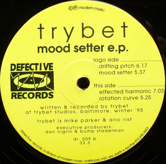 Trybet - Mood Setter E.P. | Defective Records (DR 009) - 3