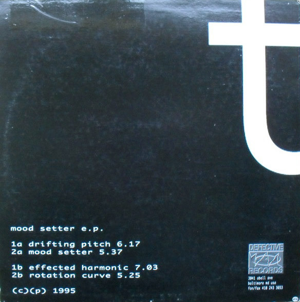 Trybet - Mood Setter E.P. | Defective Records (DR 009) - 2