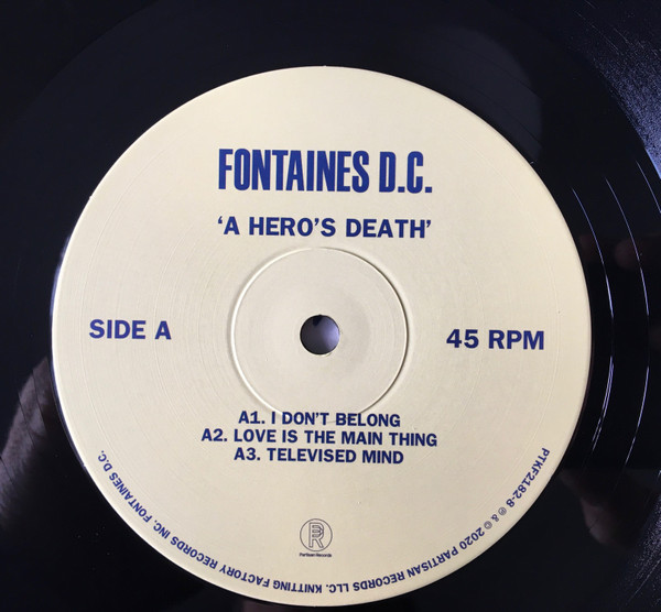 Fontaines D.C. - A Hero's Death | Partisan Records (PTKF2182-8) - 4 Fontaines D.C. - A Hero's Death | Partisan Records (PTKF2182-8) - 4