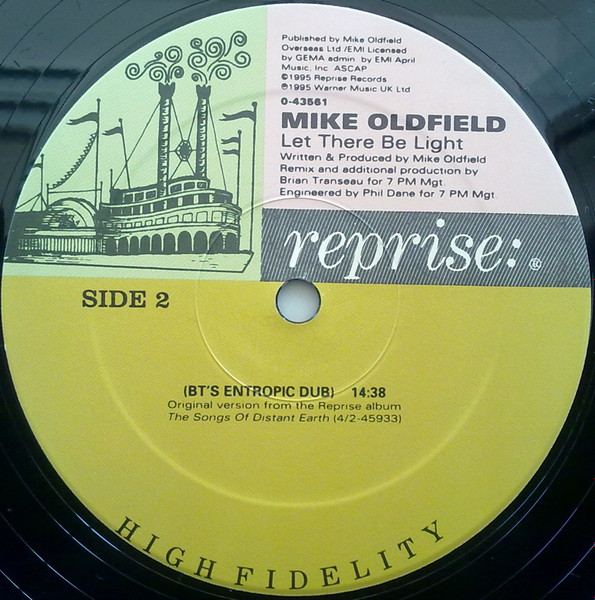 Mike Oldfield - Let There Be Light | Reprise Records (0-43561) - 4 Mike Oldfield - Let There Be Light | Reprise Records (0-43561) - 4