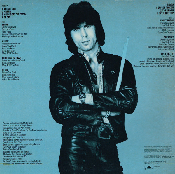 Cozy Powell - Over The Top | Polydor (PD-1-6312) - 2 Cozy Powell - Over The Top | Polydor (PD-1-6312) - 2