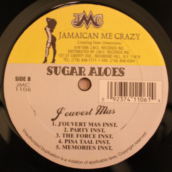 Sugar Aloes - J'ouvert Mas | Jamaican Me Crazy (JMC 1106) - 4