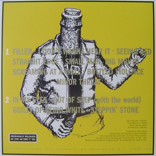 Minor Threat - Minor Threat | Dischord Records (DISCHORD No. 12) - main