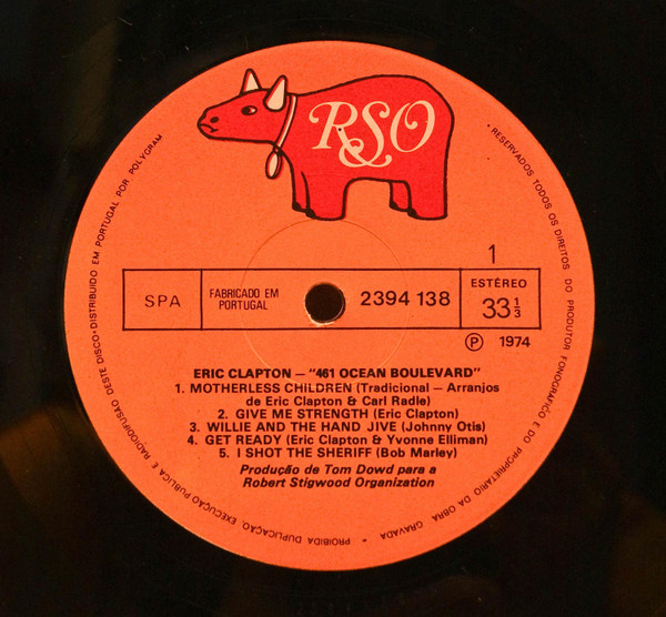 Eric Clapton - 461 Ocean Boulevard | RSO (2394 138) - 3