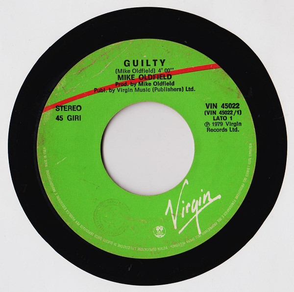 Mike Oldfield - Guilty | Virgin (VIN 45022) - 2
