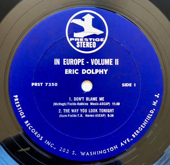 Eric Dolphy - In Europe, Vol. 2 | Prestige (PR 7350) - 3 Eric Dolphy - In Europe, Vol. 2 | Prestige (PR 7350) - 3