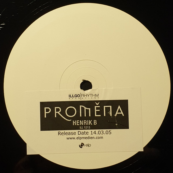 Henrik B - Proměna | Illgorhythm Recordings (ILL 1213)
