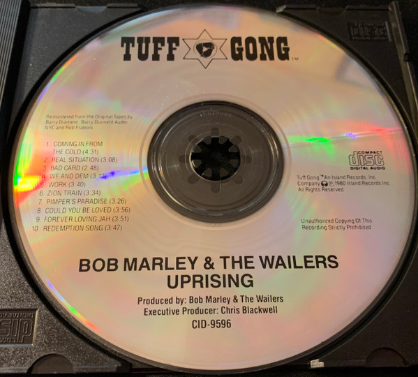 Bob Marley & The Wailers - Uprising [CD] | Island Records (CID 9596) - 3