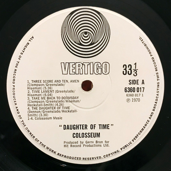 Colosseum - Daughter Of Time | Vertigo (6360017) - 4 Colosseum - Daughter Of Time | Vertigo (6360017) - 4
