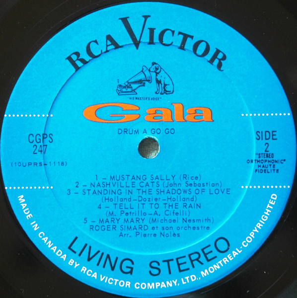 Roger Simard - Drum à Gogo [Vinyl] | RCA Victor (CGPS-247) - 4