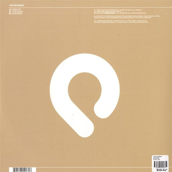 The PhotogeniX - Sometimes E.P. | Danced Records (D004) - 2 The PhotogeniX - Sometimes E.P. | Danced Records (D004) - 2