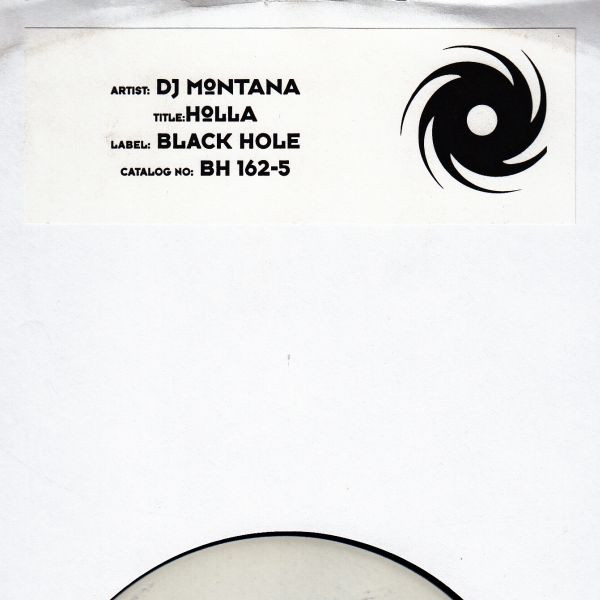 DJ Montana - Holla / Immobilare | Black Hole Recordings (BH 162-5)