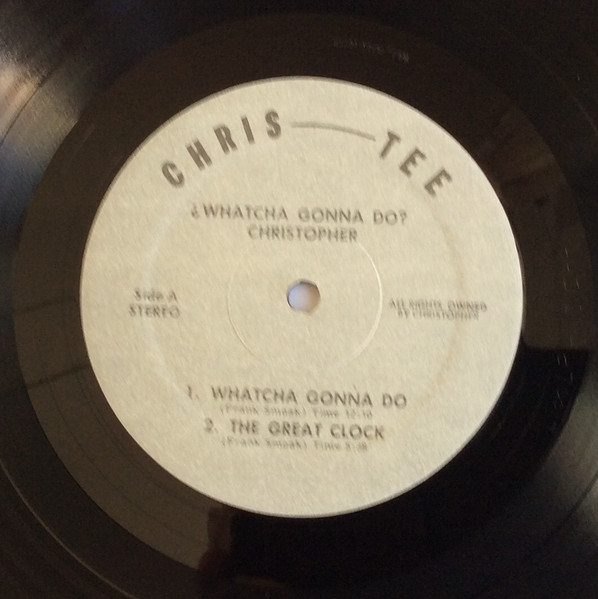 Christopher - What'cha Gonna Do? | Lion Productions (LION LP-101D) - 3