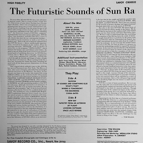 Sun Ra - The Futuristic Sounds Of Sun Ra | Craft Recordings (CR00532) - 2 Sun Ra - The Futuristic Sounds Of Sun Ra | Craft Recordings (CR00532) - 2