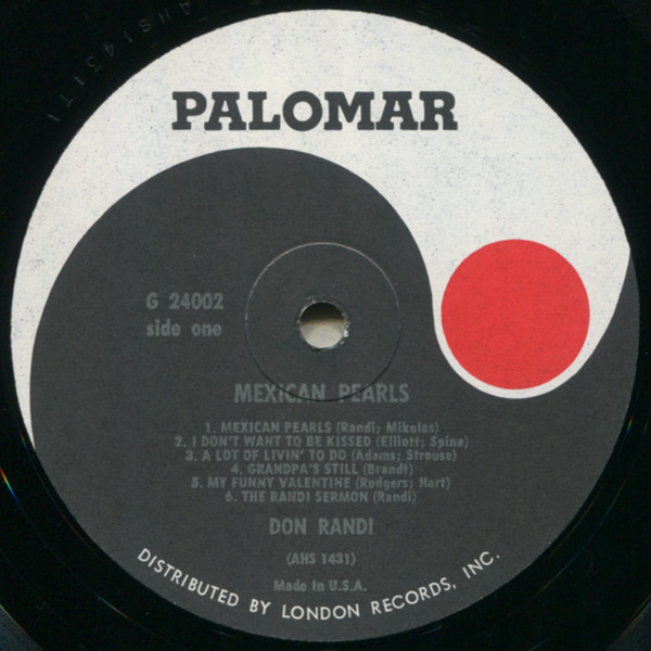 Don Randi - Mexican Pearls | Palomar (G 24002) - 3