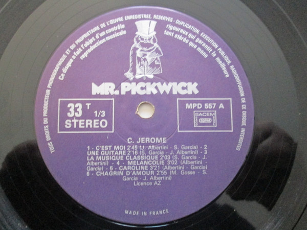 C. Jérôme - C'Est Moi | Mr. Pickwick (MPD 557) - 3