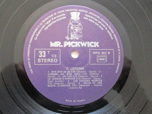 C. Jérôme - C'Est Moi | Mr. Pickwick (MPD 557) - 4