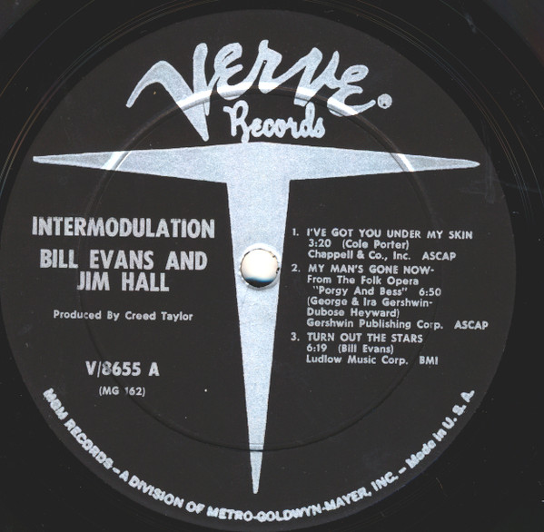 Bill Evans / Jim Hall - Intermodulation | Verve Records (V-8655) - 4 Bill Evans / Jim Hall - Intermodulation | Verve Records (V-8655) - 4